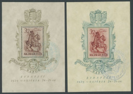 UNGARN Bl. 5/6 O, 1939, Blockpaar Bethlen-Gabor-Bund, Ersttags-Sonderstempel, Pracht, Mi. 100.- - Other & Unclassified