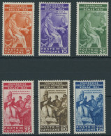 VATIKAN 45-50 , 1935, Juristenkongress, Falzrest, Prachtsatz, Mi. 140.- - Other & Unclassified