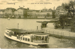 CPA - HAMBOURG - BLICK AUF DEN MEUEN JUNGFERNSTIEG - Harburg