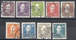 Dänemark 1942, Mi.-Nr. 269 A+b - 277, Ohne 274, Gestempelt - Gebraucht