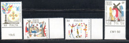 MALTA 1976 MALTESE FOLK FESTIVAL FOLKLORE FOLCLORE FESTA POPOLARE COMPLETE SET SERIE COMPLETA MNH - Malte