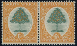 SÜDAFRIKA AB 1910 27/8 , 1926, 6 P. Landesmotive Im Waagerechten Paar, Falzrest, Pracht, Mi. 60.- - Sonstige & Ohne Zuordnung