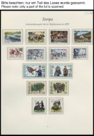 EUROPA UNION O, 1981/2, Folklore Und Historische Ereignisse, 2 Komplette Jahrgänge, Pracht, Mi. 151.80 - Sammlungen