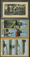 ALTE POSTKARTEN - SCHIFFE KAISERL. MARINE BIS 1918 Gruss Von Der Marine, 3 Verschiedene Karten - Guerra