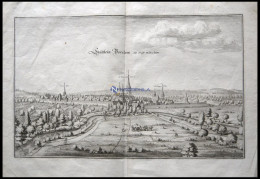 BORELEM, Gesamtansicht, Kupferstich Von Merian Um 1645 - Estampes & Gravures