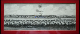 ELDAGSEN, Gesamtansicht, Kupferstich Von Merian Um 1645 - Estampas & Grabados
