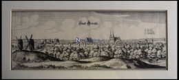 GRANSEE, Gesamtansicht, Kupferstich Von Merian Um 1645 - Estampes & Gravures