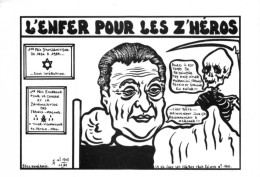 LARDIE Jihel Tirage  85 Ex. Tixier-Vignancour # Avocat # Extrême Droite # Franc-maçonnerie # Antisémitisme CPM - Satirische