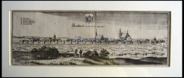 STRASBURG/UCKERMARK, Gesamtansicht, Kupferstich Von Merian Um 1645 - Estampes & Gravures