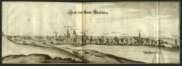 WANZLEBEN/SACHS., Gesamtansicht, Kupferstich Um 1650 - Estampes & Gravures