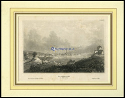 GOTHEBURG, Gesamtansicht, Stahlstich Von B.I. Um 1840 - Lithografieën
