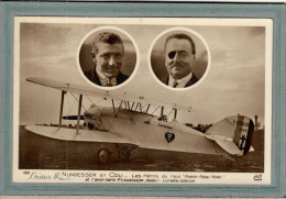 CPA - Thème: AVIATION, Aéroplane-Biplan: L'oiseau Blanc, Pilotés Par Nungesser Et Coli -Paris-New-York - Aviateurs