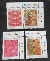 Malaysia Regal Heritage 2005 Textile Cloth Pattern Batik (stamp Plate MNH - Maleisië (1964-...)