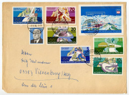 Germany East 1976 Cover; Blechhammer To Vienenburg; Stamps & Souvenir Sheet - 12th Winter Olympic Games Innsbruck - Covers & Documents