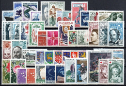 Année 1962 - Année Complète (sauf  N° 1345) Soit 48 Timbres - Neuf ** (sauf 3 Timbres, Neuf*) - 1960-1969