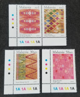 Malaysia Regal Heritage 2005 Textile Cloth Pattern Batik (stamp Color) MNH - Maleisië (1964-...)