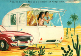 Pousse Vers Le Sud, Il Y A Encore Un Nuage Noir, Caravane - Contemporain (à Partir De 1950)