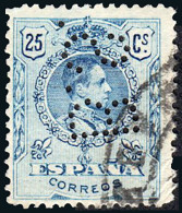 Madrid - Perforado - Edi O 274 - "B.S." Ancho - Used Stamps