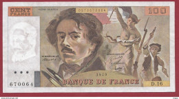 100 Francs "Delacroix" 1979---F/TTB+---ALPH.D.16-(3) - 100 F 1978-1995 ''Delacroix''