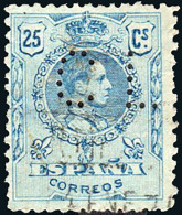 Madrid - Perforado - Edi O 274 - "C.L." (Banco) - Oblitérés