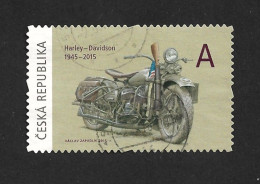 Czech Republic 2015 ⊙ Mi 833 Sc 3628 Harley-Davidson Motorcycle. Tschechische Republik C1 - Used Stamps