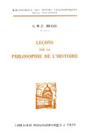 Leçons Sur L'histoire De La Philosophie (1987) De Goerg Wilhelm Friedrich Hegel - Psychology/Philosophy