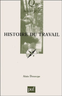 Histoire Du Travail (2001) De Alain Dewerpe - Diccionarios