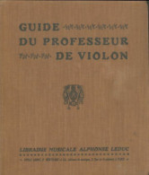 Guide Du Professeur De Violon (0) De Collectif - Musique