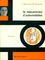 Le Mécanicien D'automobiles Tome II (1969) De Joseph Maurizot - Auto