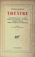 Théâtre Tome I (1962) De Eugène Ionesco - Otros & Sin Clasificación