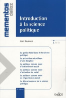 Introduction à La Science Politique - 9e éd (2009) De Jean Baudouin - Diritto