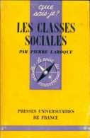 Les Classes Sociales (1972) De Pierre Laroque - Wetenschap