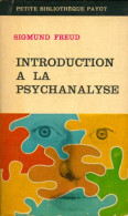 Introduction à La Psychanalyse (1969) De Sigmund Freud - Psychology/Philosophy