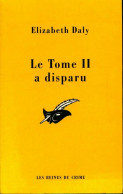 Le Tome II A Disparu (2002) De Elizabeth Daly - Autres & Non Classés
