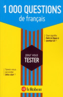 1 000 Questions De Français (2015) De Collectif - Wörterbücher