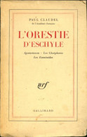 L'orchestre D'Eschyle (1961) De Paul Claudel - Andere & Zonder Classificatie