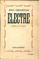 Electre (1937) De Jean Giraudoux - Andere & Zonder Classificatie