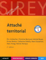 Attaché Territorial : Catégorie A (2006) De Eric Ambacher - 18 Ans Et Plus