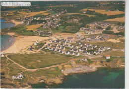 LE POULDU  VUE AERIENNE LE PORT DE PLAISANCE ET LA PLAGE DE BELLANGENET - Le Pouldu