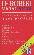 Micro Robert Poche Dictionnaire Des Noms Propres (1994) De Collectif - Dizionari