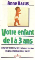 Votre Enfant De 1 à 3 Ans (1993) De Anne Bacus - Santé