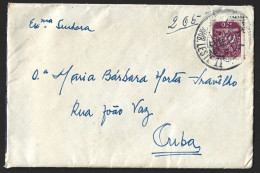 Rare Obliteration Railways Portugal's AMB. EAST II' 1945. Rara Obliteração Dos Caminhos De Ferro 'AMB. LESTE II' 1945. - Storia Postale