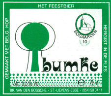 Oud Etiket Bier Bumke - Brouwerij / Brasserie Van Den Bossche Te St-Lievens-Esse - Bière