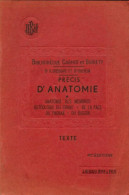 Précis D'anatomie Tome I : Texte (1953) De R.; Oberlin S. Grégoire - Ciencia