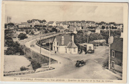 QUIMPERLE  VUE GENERALE QUARTIER DE BEL AIR ET LA RUE DE CLOHARS - Quimperlé