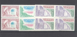 TIMBRE DE SERVICE - Unesco  -3 Blocs De 4 Timbres - Yvert 60 à 62 - Neuf Sans Trace De Charnière - Nuevos