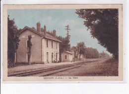 REUGNY: La Gare - état - Reugny