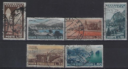 Italy 1953  Landschaften (o) Mi.900-905 - 1946-60: Oblitérés