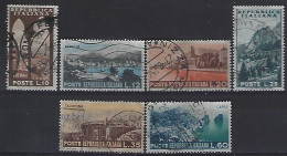 Italy 1953  Landschaften (o) Mi.900-905 - 1946-60: Used