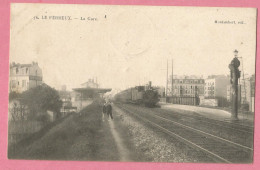 SAS0665  CPA   LE PERREUX  (Seine)  La Gare - Train  +++++++++++ - Le Perreux Sur Marne